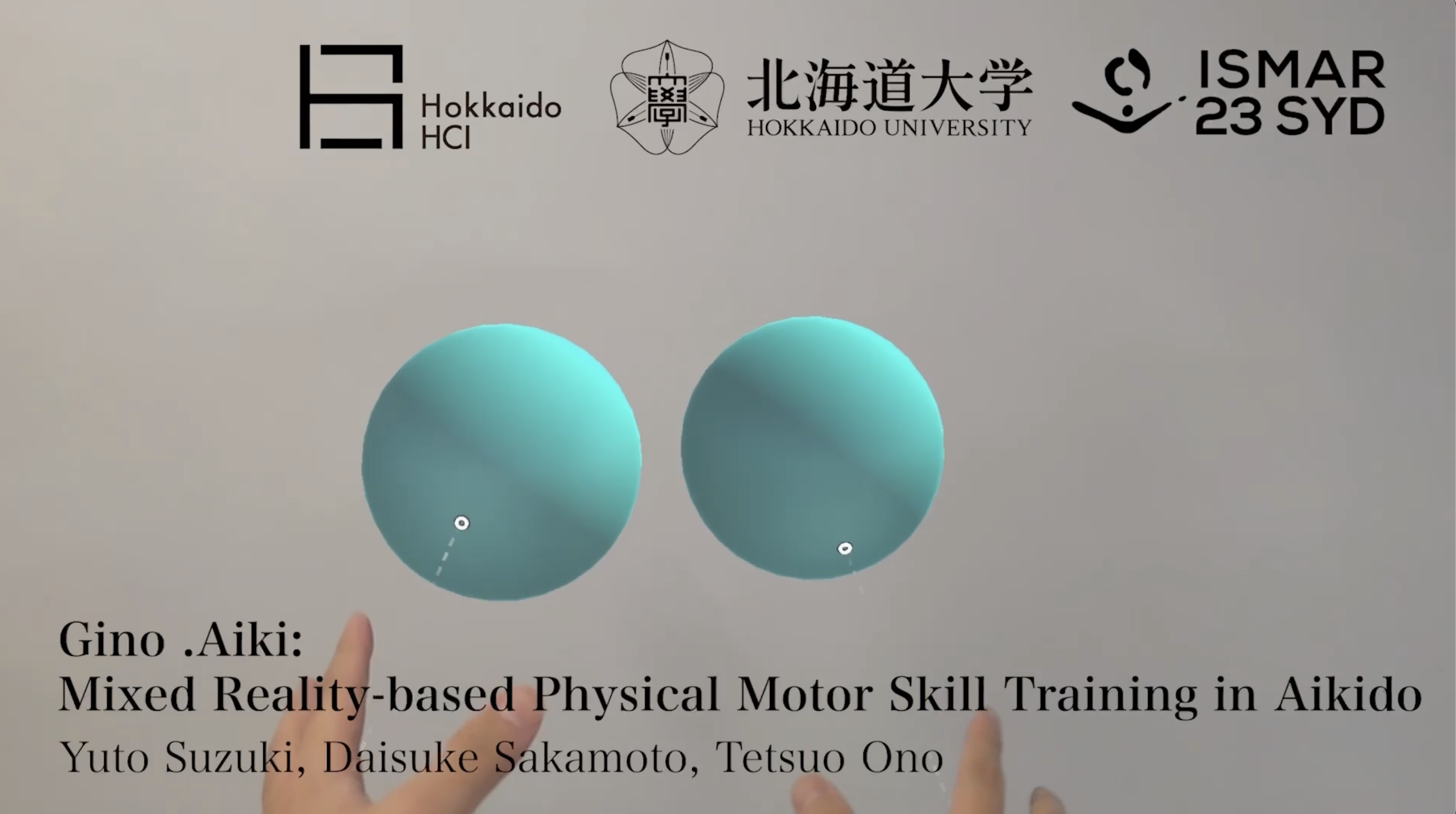 Gino .Aiki: Mixed Reality-based Physical Motor Skill Training in Aikido